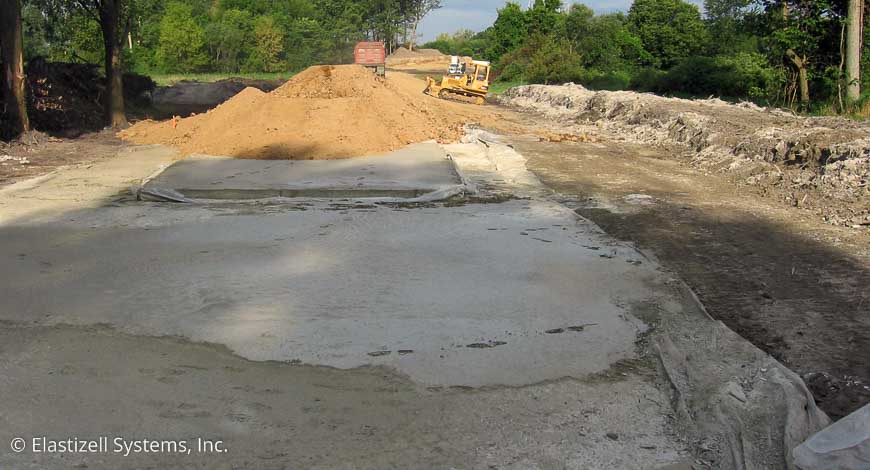 Elastizell Systems Inc Lightweight Levee Fill Image